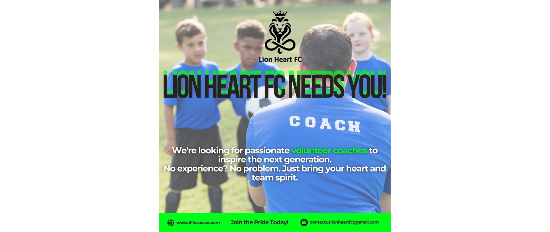 Coaches Wanted